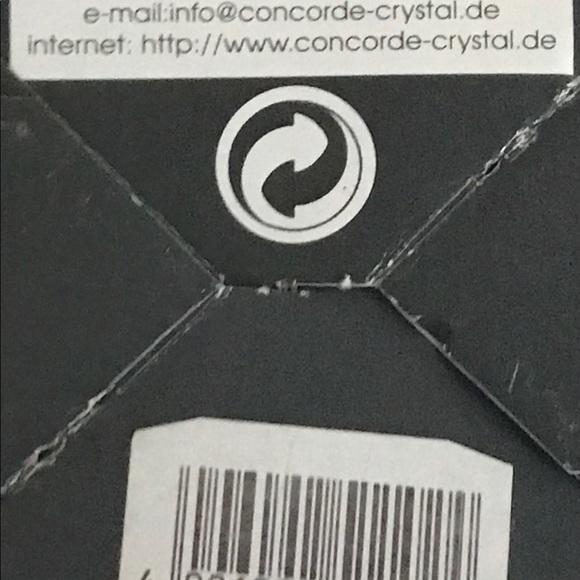 New Kristallglas GmbH Candy Dish Concorde airplane - Picture 14 of 16